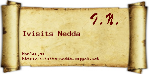 Ivisits Nedda névjegykártya